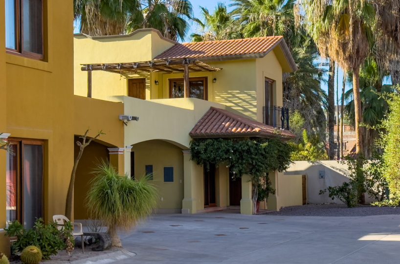 Casa Escondida Two Bed/two Bath Home With Covered Carport One Block To The Beach In Historic Loreto! Front view.