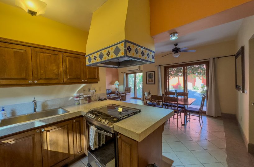 Casa Escondida Two Bed/two Bath Home With Covered Carport One Block To The Beach In Historic Loreto! Kitchen view.