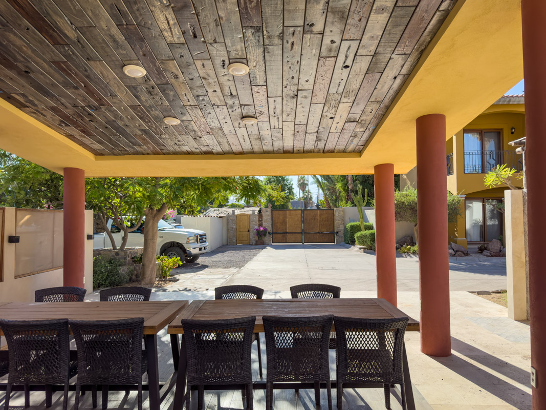 Casa Escondida Two Bed/two Bath Home With Covered Carport One Block To The Beach In Historic Loreto! Casa Escondidas electronic gate.