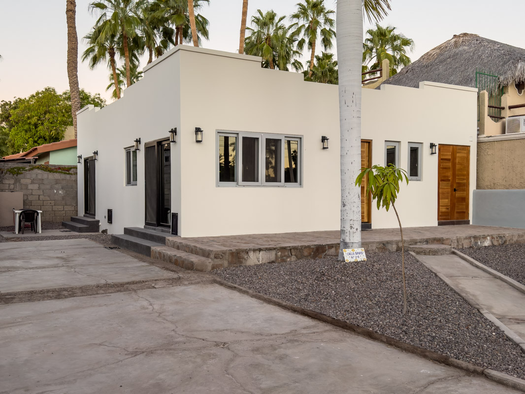 Casa inside gate looking West