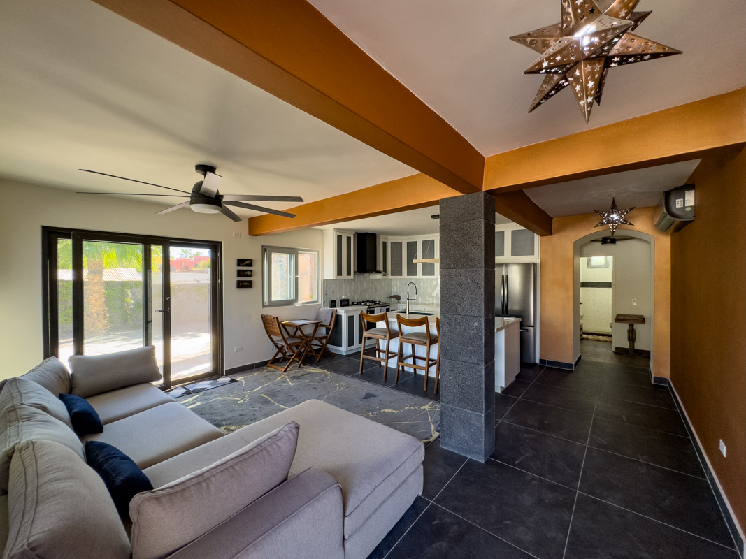 kitchen from living room