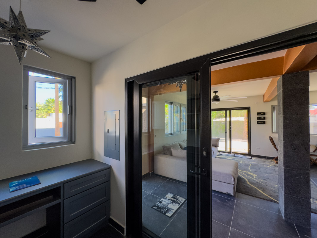 light filled office of the living room (1)