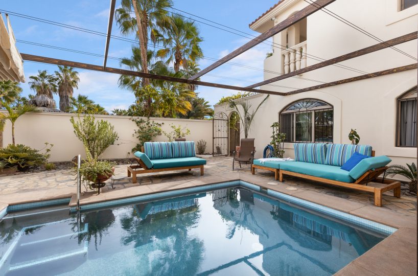 Casa Paloma patio with private pool Four bedroom four bath home with private pool in the heart of Loreto