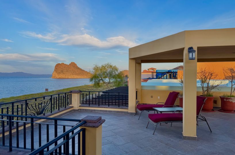 Casa Mariposa sea view from second floor terrace