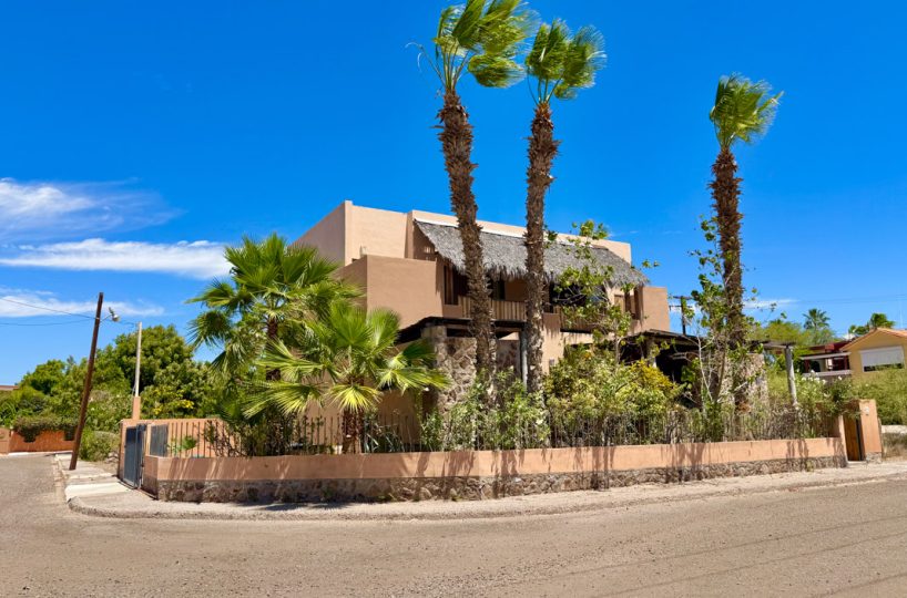 Front of Casa on a corner